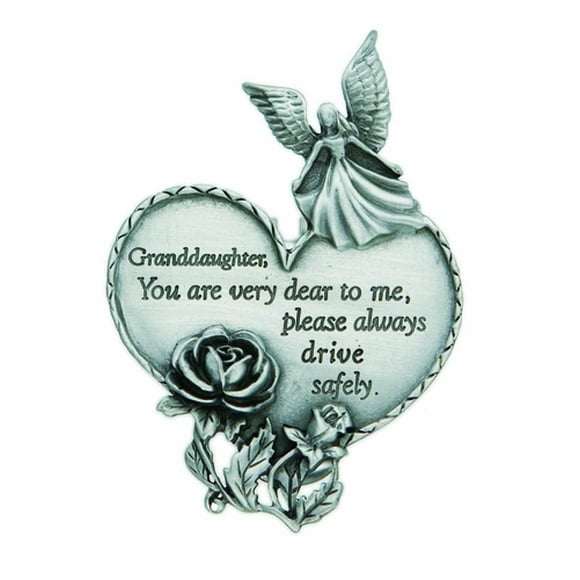 2 Inch Singer Co Fine Pewter Dad Drive Safely Cross Auto Car Visor Clip 2 Inch Singer Co Fine Pewter Dad Drive Safely Cross Auto Car Visor Clip